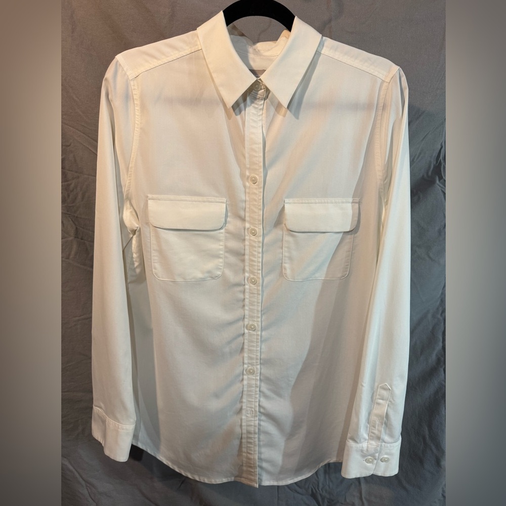 Chico's Cream Button-Up Blouse
